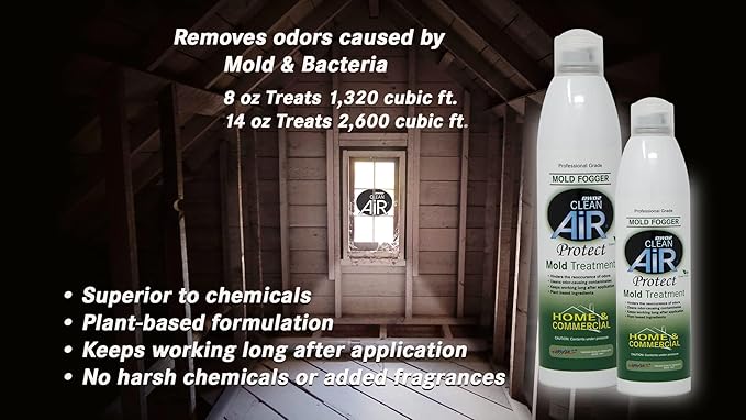 DWD2 Clean Air Protect Mold-Odor Apartment Fogger Bundle (1) 8oz. (2) 14oz.