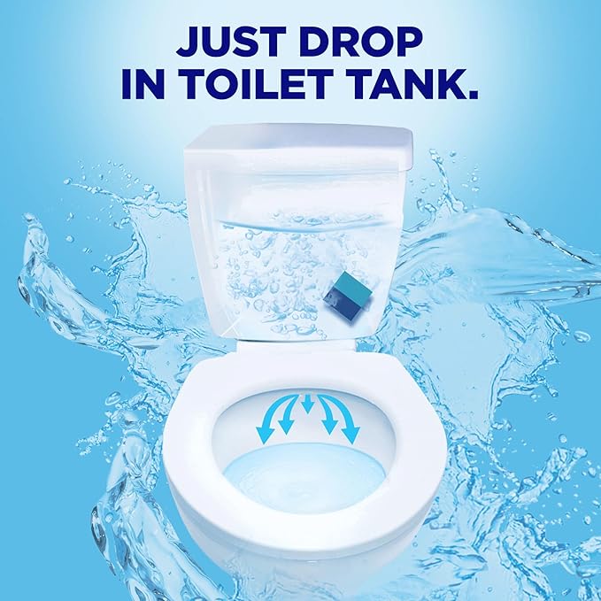 Soft Scrub In-Tank Toilet Cleaner Duo-Cubes, Sapphire Waters, 4 Count
