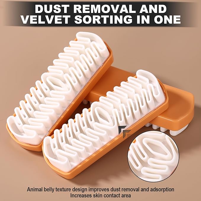 3pcs Rubber Suede Shoe Brush and Eraser, Shoe Cleaning Brush with Soft Bristle Suede Polish Tool for Nubuck Crepe Shoes Polishing Restoration