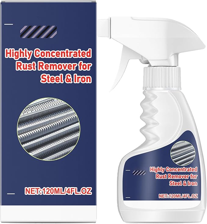 Vedaeyer Rust Remover, Rust Remover for Metal, Quickly Remove Rust, Suitable for Various Surfaces Such as Steel, Copper, And Stainless Steel, 120 Ml / 4 Fl.Oz