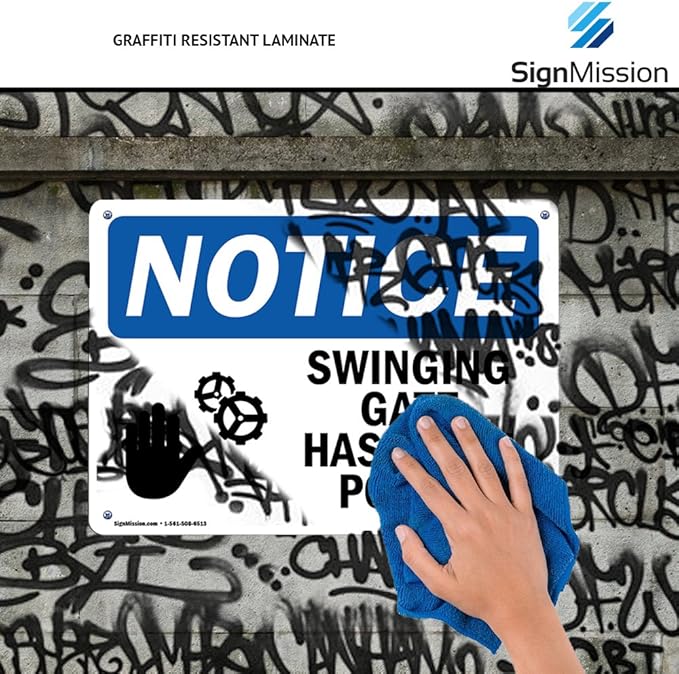 OSHA Notice Sign - Stop Check Lint Trap Clean Before & After | Vinyl Label Decal | Protect Your Business, Construction Site | Made in The USA