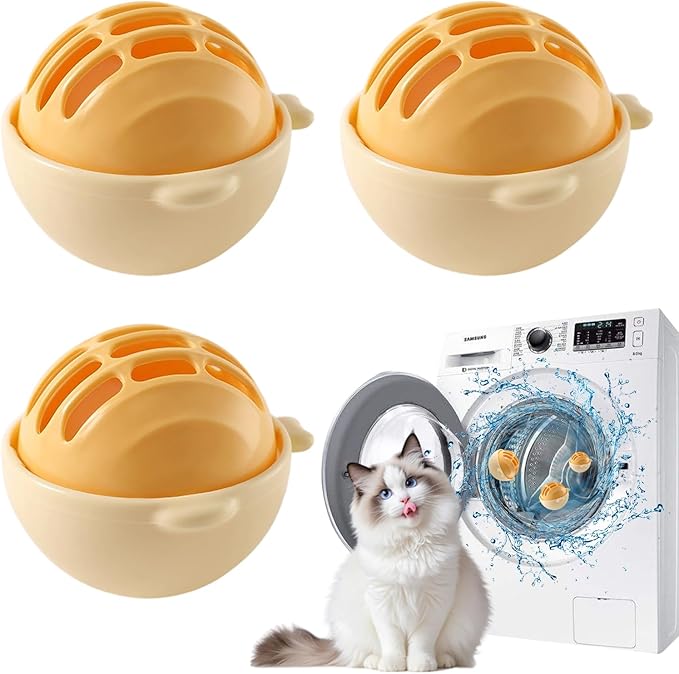 2026 New Lint Catcher for Washing Machine,Washing Machine Lint Catcher, Floating Hair Filter. (Yellow Dolphin Laundry Ball)