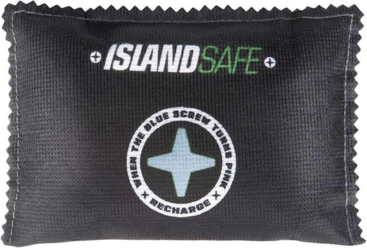 Safe Moisture Absorber Dehumidifier Bag, Rechargeable Desiccant Moisture Absorbing Packet for Safes, Cabinets, Home Closets, Car, Black (1Pack, 6x4inch)