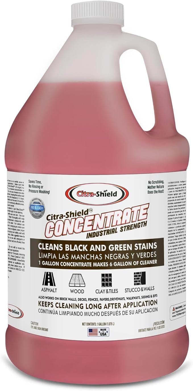 Natural, Powerful Outdoor Cleaner, Multi-Use Formula, Powers Through Stains on Decks, Siding, Fences, Concrete, and More (1)