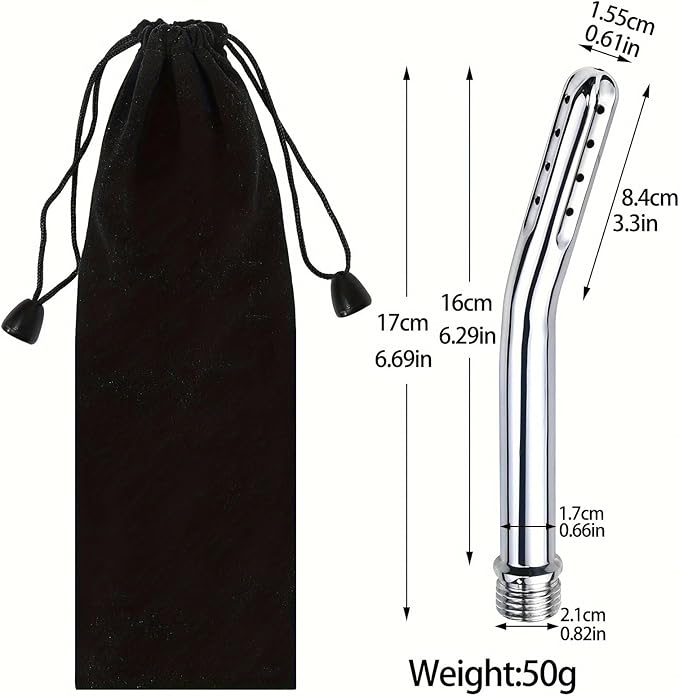 Shower Enema System, Colon Cleansing Kit, Bathroom Handheld Enema, Men's and Women's Shower Rinser Portable Cleaner, Enema Nozzle Kit Cleaner Attachment