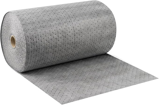 Oil Absorbent Mat Roll 30" x 150', Oil Absorbent Pads Heavy Duty for Industrial Garage Leaks & Drips, 10 oz Polypropylene Spill Cleanup Absorber