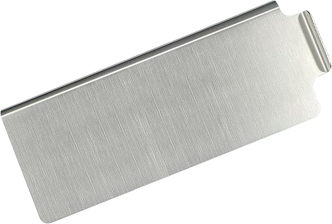 Grease Trap for Blackstone Griddle, Stainless Steel Rear Grease Gate for Blackstone Flat Top Griddle and Other Grills, Grease Gate Blocker Food from Falling into Rear Grease Trap Cup Food Filter