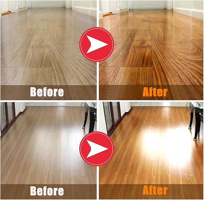 XIRUJNFD 5 in 1 Floor Cleaner, Fragrance Cleaning Care Solution, for Wood Floor, Marble Floor, Wooden Furniture-Long Lasting Fragrance (1)