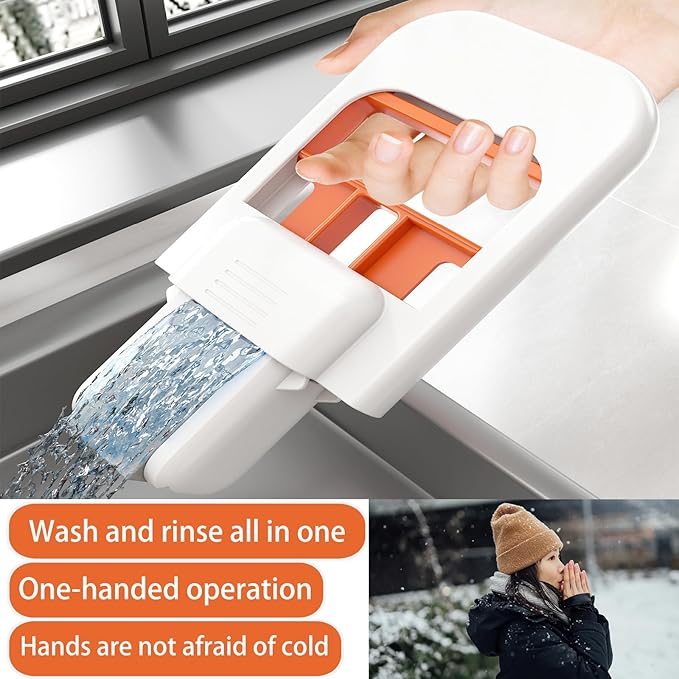 Mini Foldable Desktop Mop, mini mop - 2025 New Portable Mini Cleaning Sponge Mop, Wet and Dry Use Cleaning System, One-Hand Squeeze Handle, for Bathroom, Kitchen, Desktop