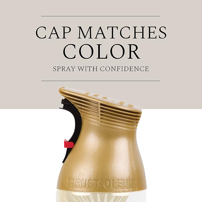 Rust-Oleum 245221 Universal All Surface Metallic Spray Paint, 11 oz, Pure Gold