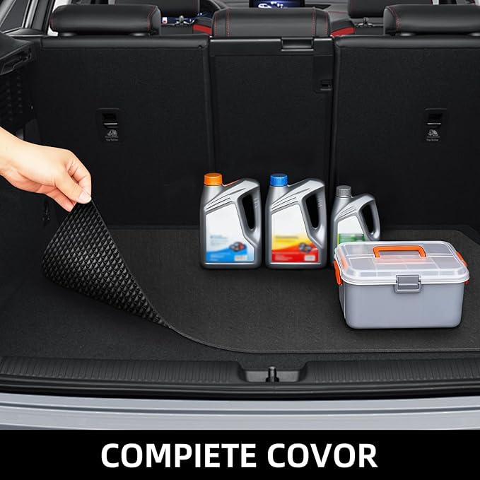 AiBOB Garage Floor Mat, 60 X 72 inches, Oil Spill Mat Under Car, Waterproof Backing Absorbent Pad Protects Floor, Durable, Reusable, Black