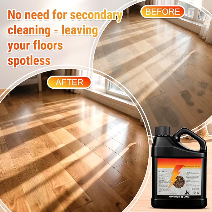 Tile Cleaner-Heavy Duty Solubrilho Floor Cleaner - 0.5L Heavy Duty Floor Cleaner, Multipurpose Powerful Stain Removing Liquid for Multi-Surface Use, Bathroom, Kitchen, Floors & Non-Slip