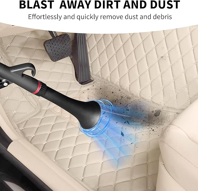 car Cleaning air Blow Gun Compressor Tools Accessories auto Detailing Supplies Interior attachments blowguns 4-Piece kit Set - Uses Air Compressor - Blasts Dust, Dirt & Grime Fast