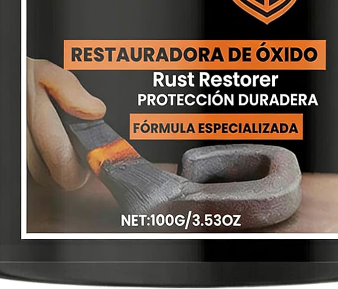 Rust Converter - Rust Stain Remover Agent, Iron Cleaner for Furniture, Fast Action with Easy Application, Garage Supply, Metal Solution for Bathroom and Plumbing