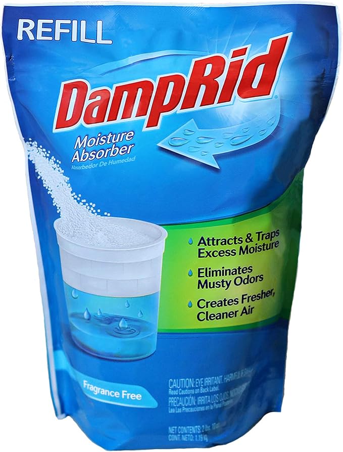DampRid - Fragrance Free Moisture Absorber - 42 oz. Refill Bag