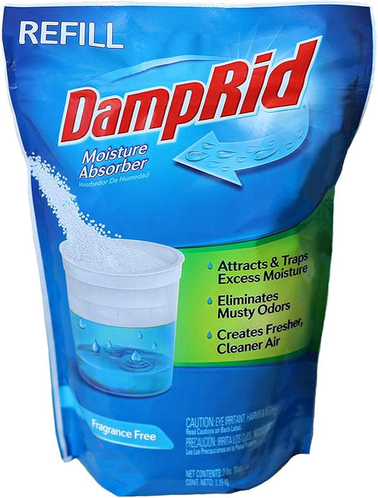 DampRid - Fragrance Free Moisture Absorber - 42 oz. Refill Bag