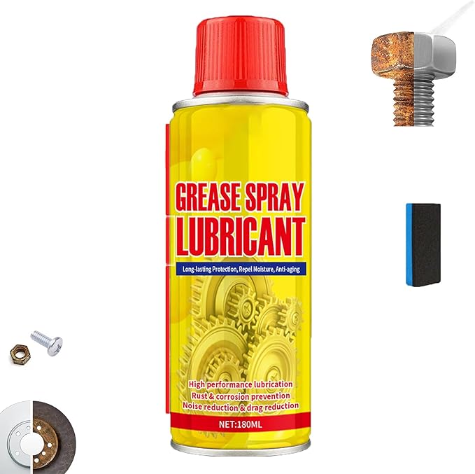 Anti-Rust Lubricant Spray & Rust Remover - Rust Remover Spray for Metal, Multi-Purpose Lubricant Rust Remover Sprays, Fast-Acting Formula for Vehicles, Tools, Chains (1Pcs)