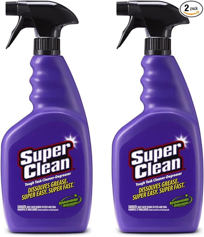 SuperClean 320064 Purple All Purpose Tough Task Cleaner Degreaser - 2 Pack (64oz.) by Super Clean 64. Fluid_Ounces