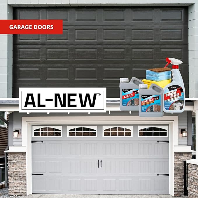 AL-NEW Garage Door Restoration System | Easily Clean, Restore, & Protect Your Garage Door