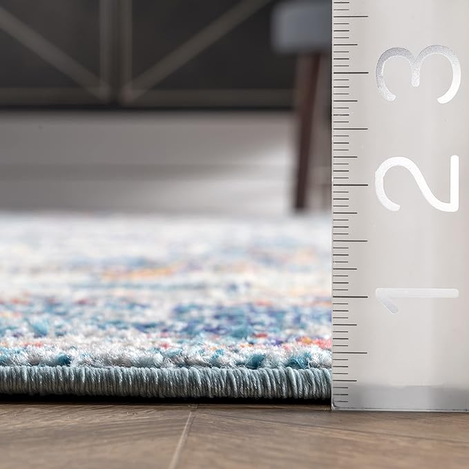nuLOOM Corbett Vintage Bohemian Area Rug, 10x14, Blue