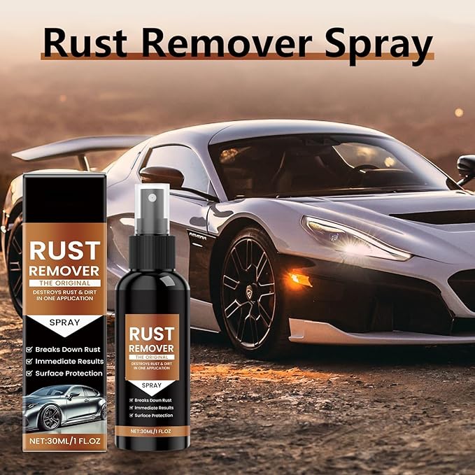 Rust Remover Spray, Multi Purpose rust remover, Rust Remover for Metal, cars, tools, bolts, etc