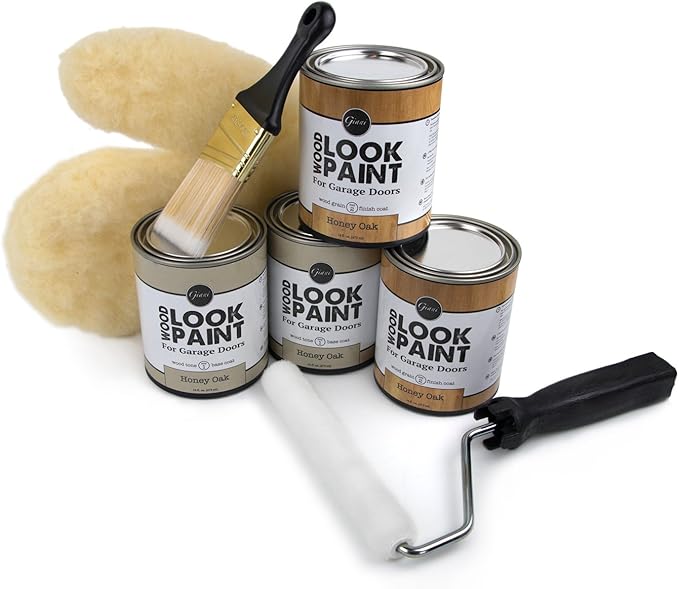 Wood Look Paint Kit for Garage Doors (Honey Oak)