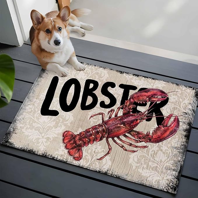 Nautical Ocean Wood Texture Entryway Rug 2'x3', Small Area Rug Non-Slip Front Door Mat Washable Floor Carpet for Indoor Entrance Kitchen Bathroom