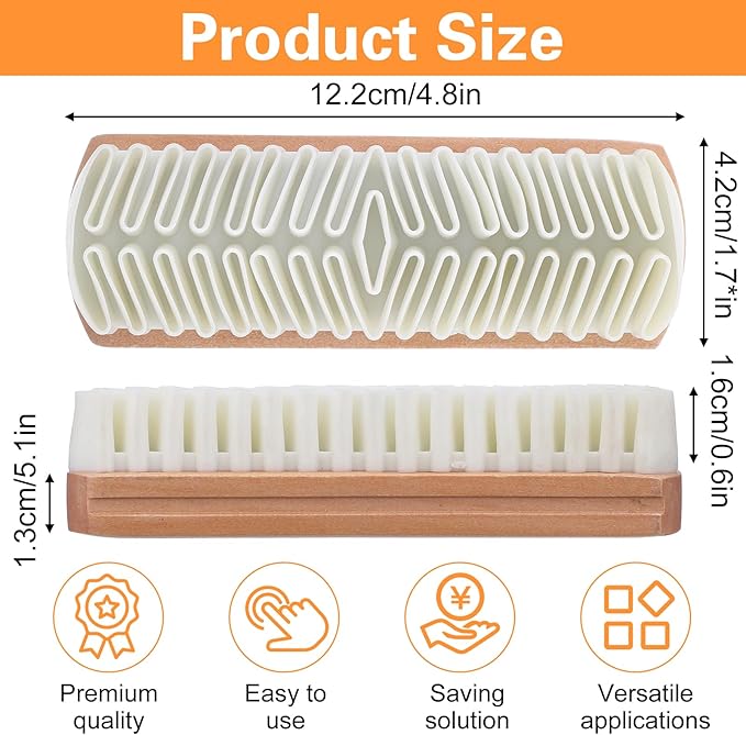 2 Pcs Suede Brushes for Shoes, Crepe Shoe Brush and Eraser with Comfortable Wooden Handle Soft Nubuck Shoe Cleaner for Sneakers Leather Boot Care Furniture Bags Belts