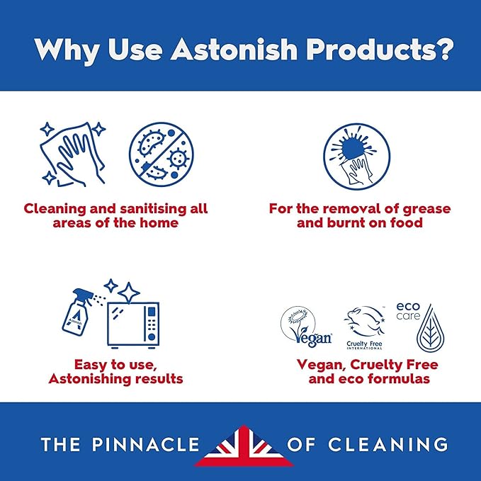 Astonish Zesty Lemon Floor Cleaner With Built In Dirt Repelling Technology To Prevent Stains & Protects Floors From Mud & Pet Stains - Concentrated Mop Solution For Tiles & Sealed Wood 1 Liter Bottle