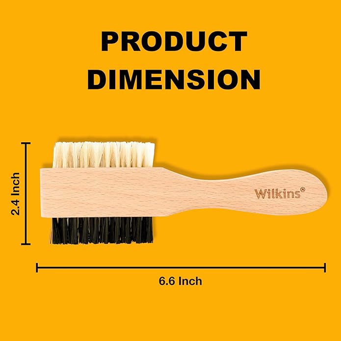 Wilkins Complete Suede Cleaning Kit - 2 IN 1 Bristles Shoe Cleaner Brush with Suede Eraser.