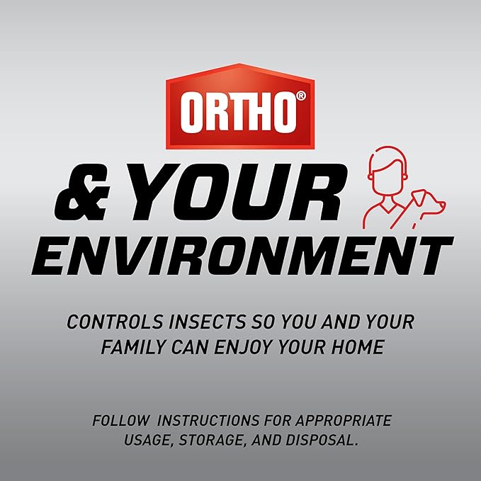 Ortho Home Defense Max Indoor Insect Barrier Refill - Bug Killer Spray Refill, Kills Ants, Roaches, Spiders, Fleas and Ticks, 1 gal.