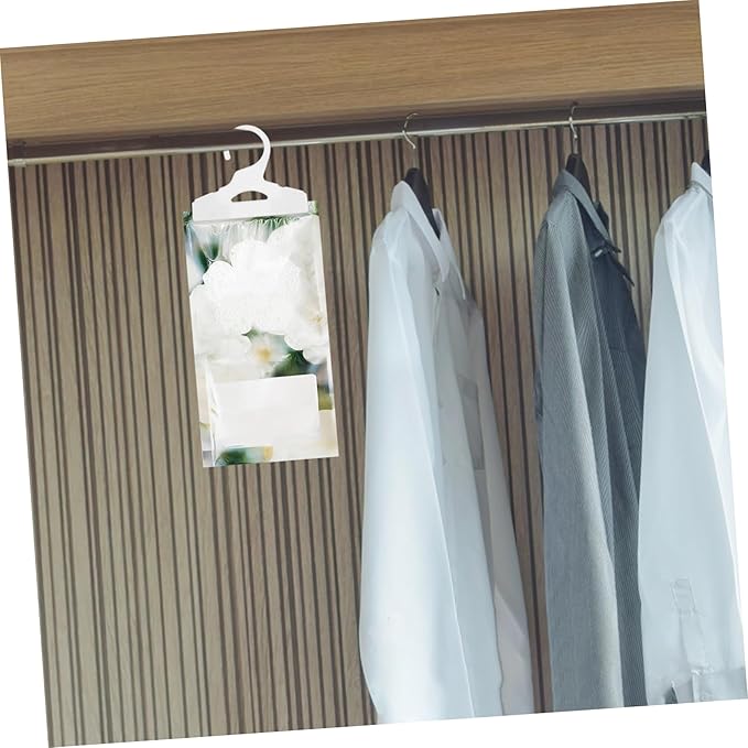 100pcs Reusable Humidity Control Bag Hooks PVC Absorber for Wardrobe Bathroom and Bedroom Portable Hanging Absorber Packs for Closet Use