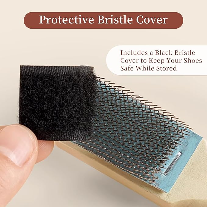 1Pcs Dance Shoe Brush for Suede Soles Hard Bristle Cleaning Brushes for Ballroom Bowling and Rubber Sole Shoes Sole Cleaner Brush for Bottoms, Shoe Cleaning Brush for Suede and Leather