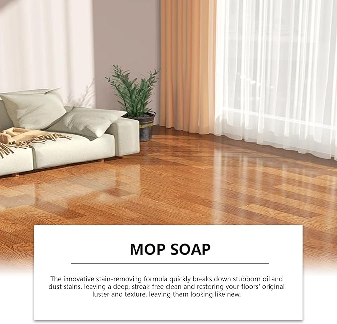 Multi- Floor Cleaner, 200ml Fresh Scent Solution, Cleaning Liquid with Gentle Formula, Floor Care Tool, Home Cleaner with Pleasant Fragrance, House Use for Bathroom and Kitchen