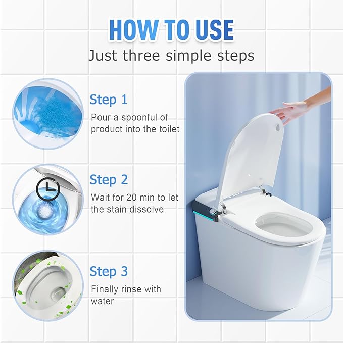 Auiepet 2026 New Foam Toilet Cleaner, Powerful Toilet Bowl Cleaner, Advanced Bathroom Cleaner for Home, Powerful Instant Bowl Cleaners for Toilets Squatting Pans (1)