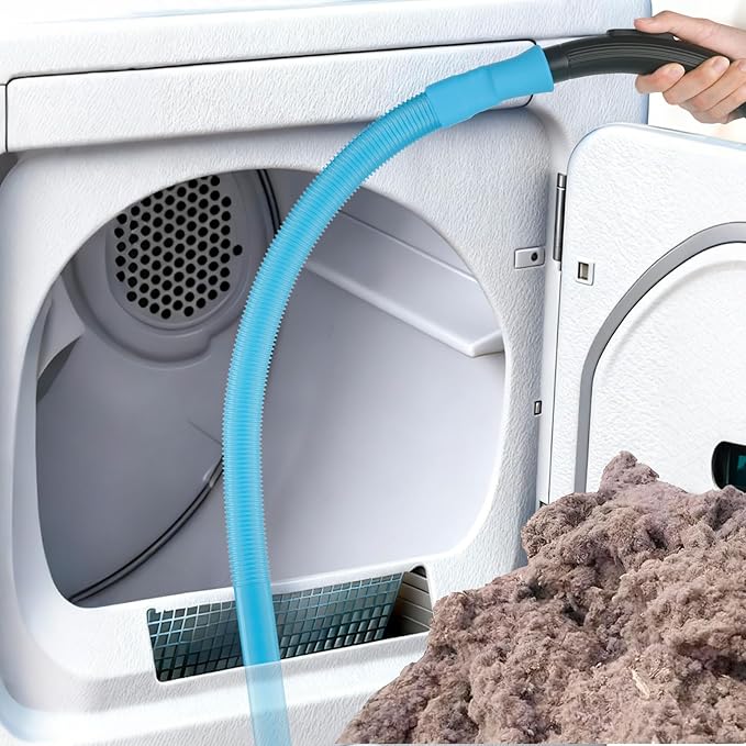 4 Pieces Dryer Vent Cleaner Kit‌ with ‌Lint Brush‌ – Professional ‌Dryer Vent Brush‌, ‌Flexible Cleaning Tools‌ for ‌Lint Trap‌, ‌Appliance Brush‌ & ‌Dryer Filter‌ Grey