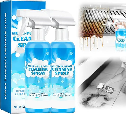 Eadwe Multifunctional Powerful Spray Kitchen Foam Cleaner, 2026 New Multi-Purpose Cleaning Spray, Easy-To-Use Grease Remover For Kitchen, Fast-Acting Tile Cleaner For Families (2)