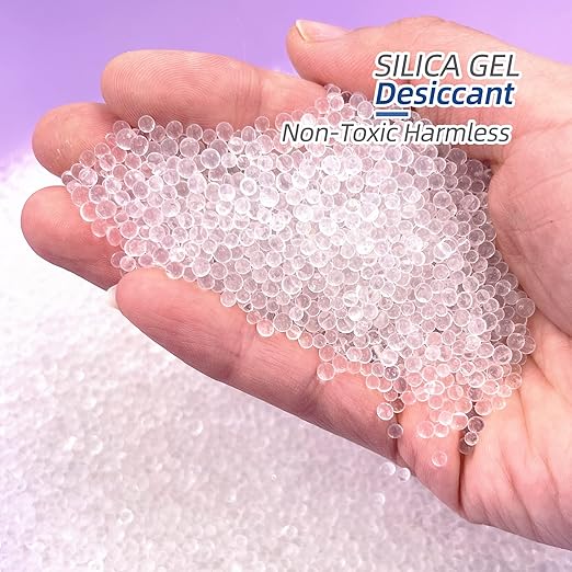 Wisesorb 60 Packs 5 Gram Premium Silica Gel Packets, Food Safe Desiccant Packs, Moisture Absorption for Storage