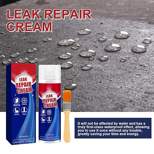 Liquid Sealer – Roof Coating, Waterproof Agent | Liquid Gap Filler for Tile Gutter Concrete Bathroom Wall Leak Protection Outdoor Floor Crack Repair Long-Lasting Seal Exterior Interior Fix