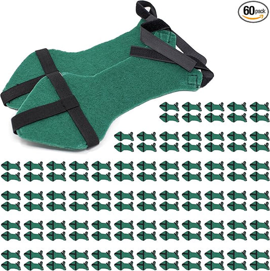 SAFE HANDLER Washable Shoe Scrubber for Floor Cleaning, Slip-Resistant, Easily Adjustable & Ergonomic, Reinforced Edges | Fits Adult Shoes (60 Pairs)