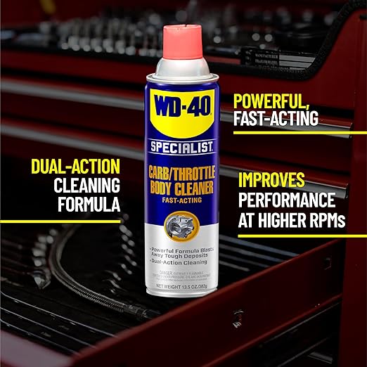 WD-40 Specialist Carb/Throttle Body & Parts Cleaner, 13.5 OZ [6-Pack]