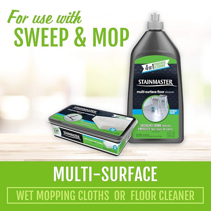 Stainmaster, Microfiber Sweep and Mop Floor Cleaning Kit (Pack of 2)
