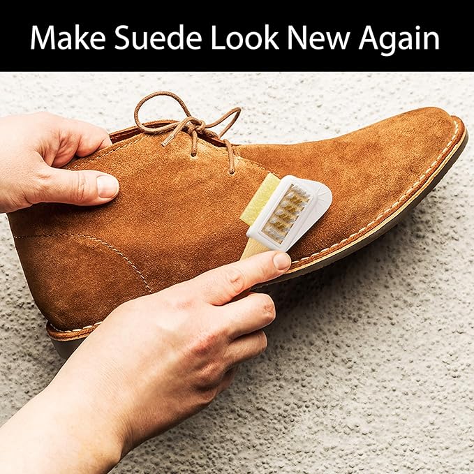 Suede & Nubuck 4-Way Leather Brush Cleaner (Side Eraser)