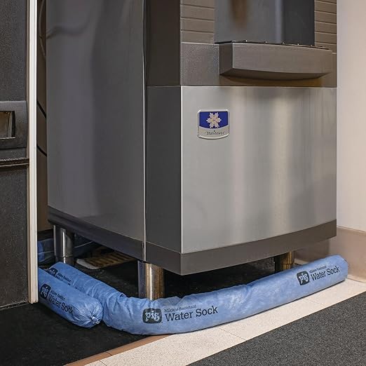 PIG Mildew-Resistant Absorbent Sock | Water Absorbing Snake | 3" W x 4' L | Absorbs up to 1 gal per Sock | 2 Count | PM50070