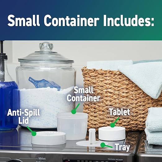 Concrobium Moisture Grabbers Refillable Container, Fragrance Free, Moisture Absorber for Closets, Basements and Bathrooms, Helps Reduce Dampness and Musty Odors, Reusable Design