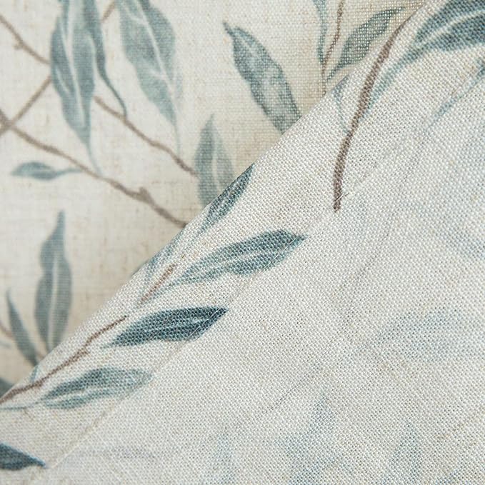 VOGOL Vintage Closet Door Curtain, View Reducing Drapes with Rod Pocket at Top and Bottom, 25 x 72 Inches Room Divide French Door Curtains, 1 Panel