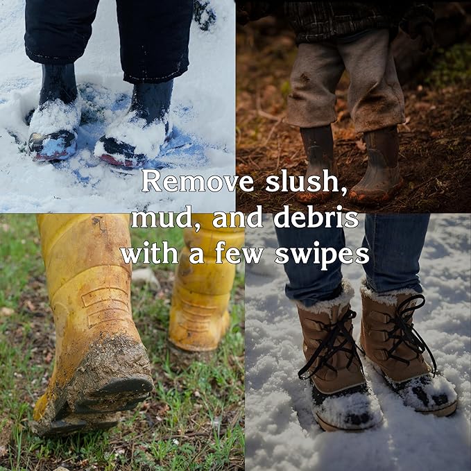 Shoe/Boot Brush & Scrubber - The Original Scrusher Boot & Shoe Cleaner, Weather Resistant Boot Scrubber