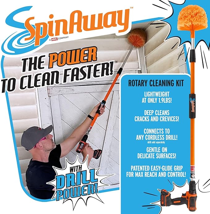 Gardus SP2 SpinAway Rotary Cleaning Kit Replacement Brush Head