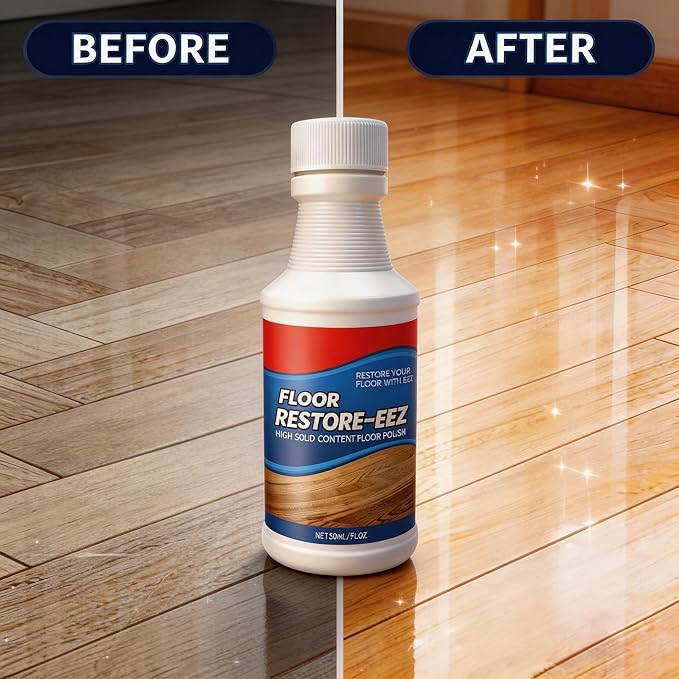 2pcs Floor Restore Cleaner. Floor Restorer & Polish for Tile, Shine Wood, Laminate, Bamboo - Flooring Protection Agent.