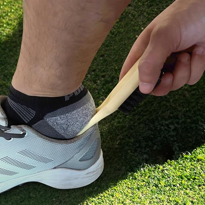 Proactive Sports Golf Valet 3-in-1 Brush w/Nylon Cleaning Bristles Shoehorn Handle and Spike Wrench